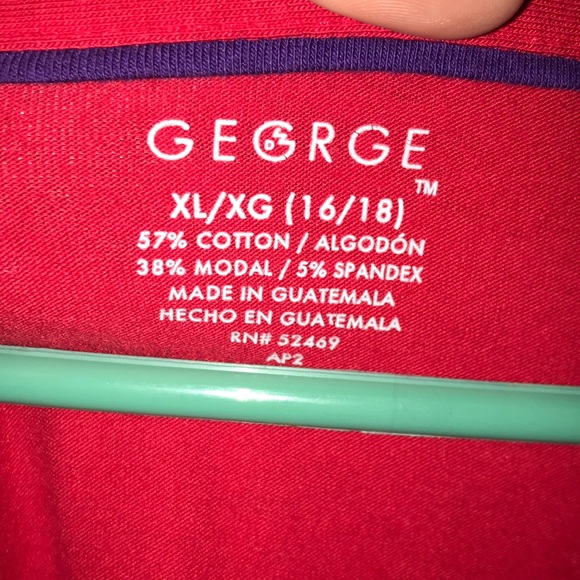 Tops Preowned Womans Size Xl 618 Red Shirt Poshmark